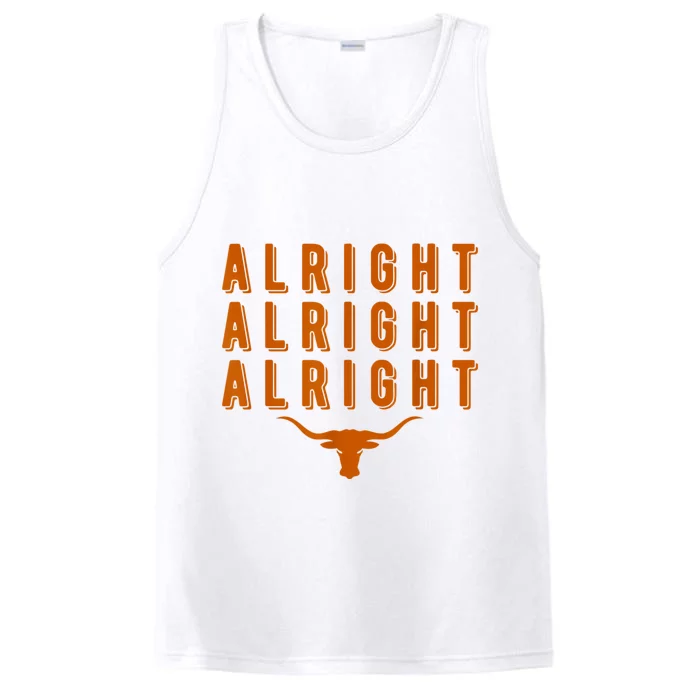 Alright, Alright, Alright Texas Shirt Texas Pride State USA Performance Tank