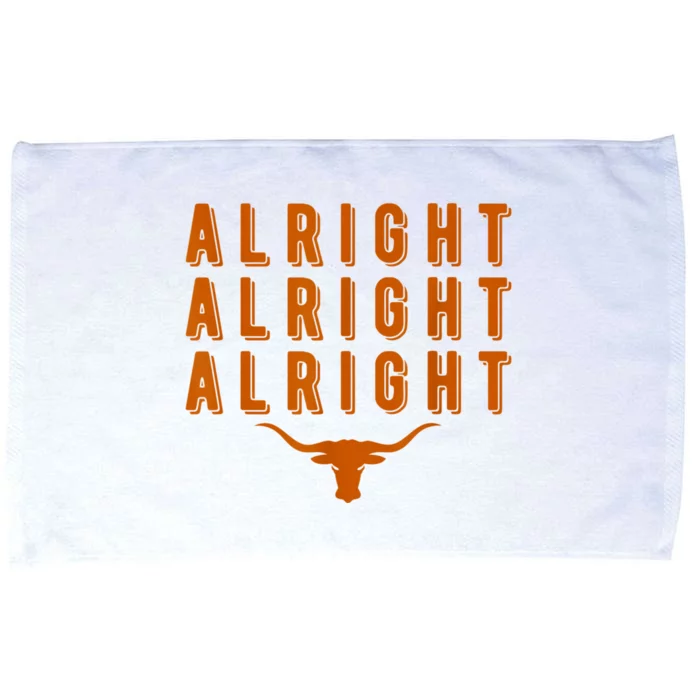 Alright, Alright, Alright Texas Shirt Texas Pride State USA Microfiber Hand Towel