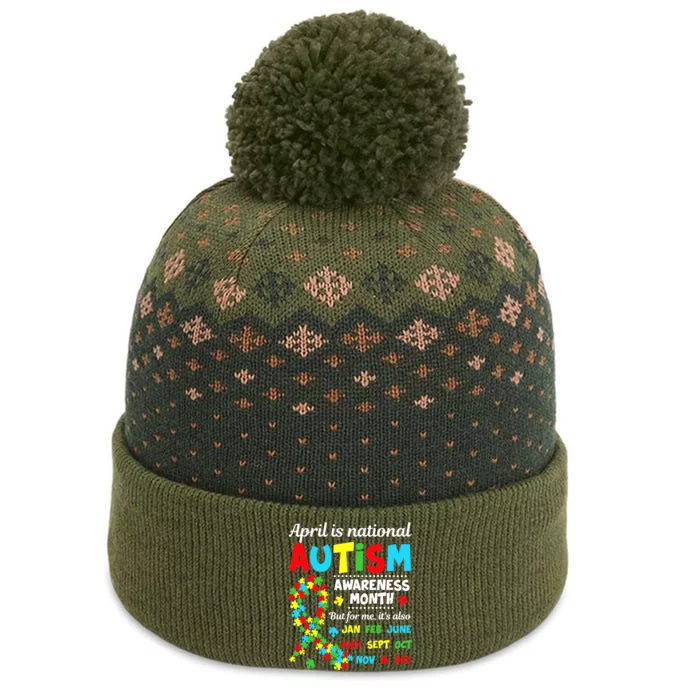 Autism Awareness - April is National Autism Awareness Month The Baniff Cuffed Pom Beanie