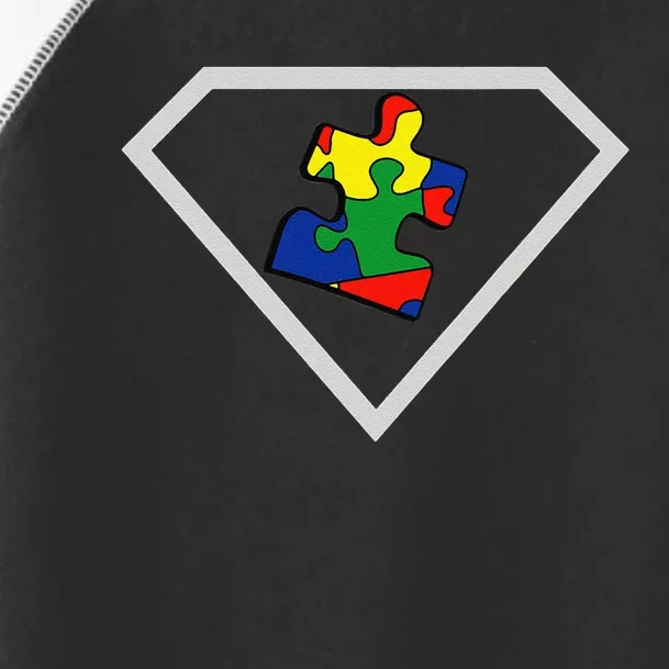 Autism Awareness Autism Superhero Gift Toddler Fine Jersey T-Shirt