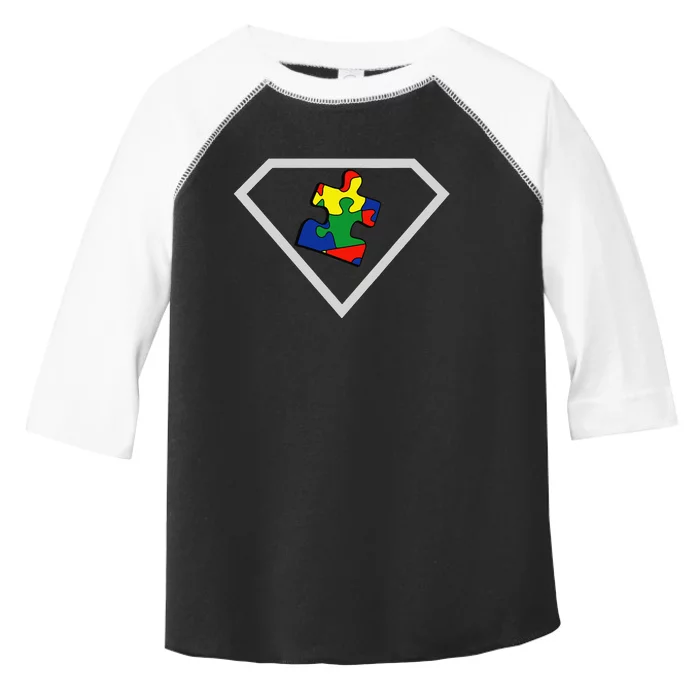 Autism Awareness Autism Superhero Gift Toddler Fine Jersey T-Shirt