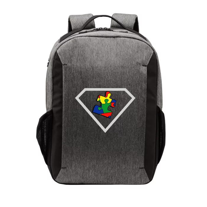 Autism Awareness Autism Superhero Gift Vector Backpack