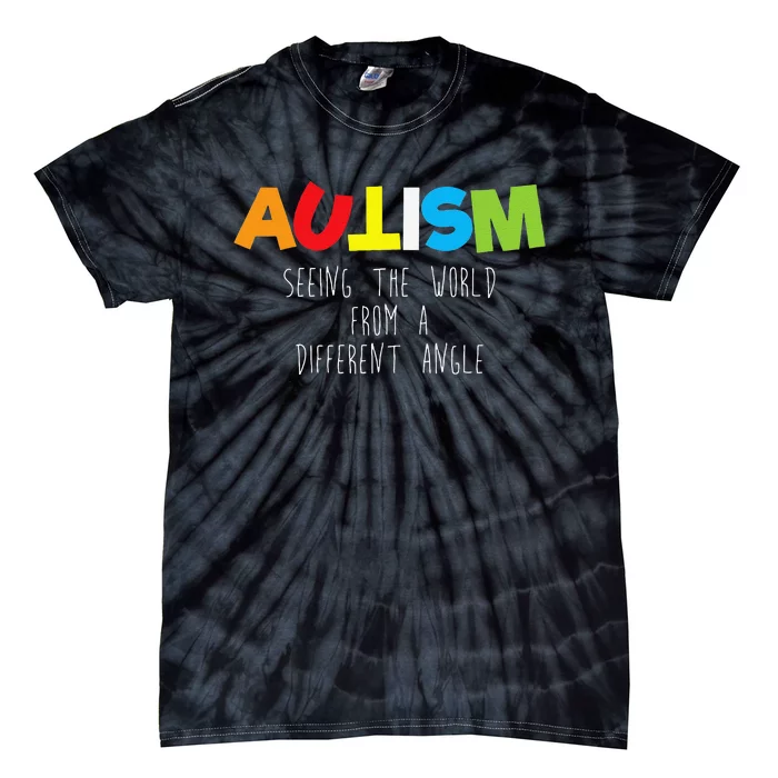 Autism Awareness Autism Angel Tee Tie-Dye T-Shirt