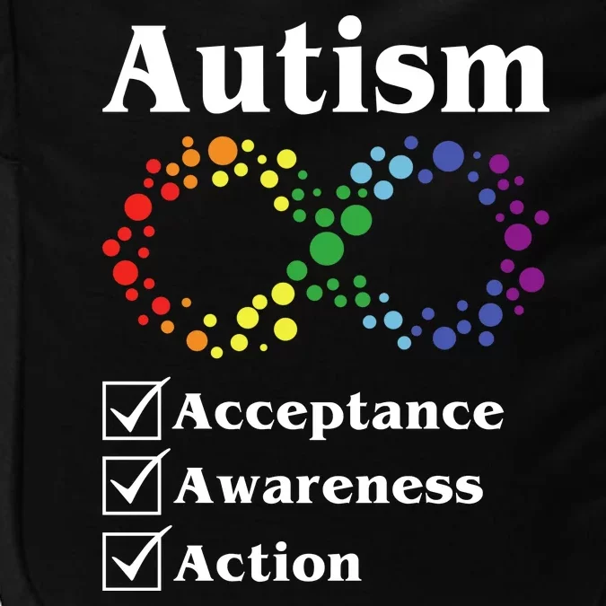 Autism Acceptance Awareness Action Impact Tech Backpack