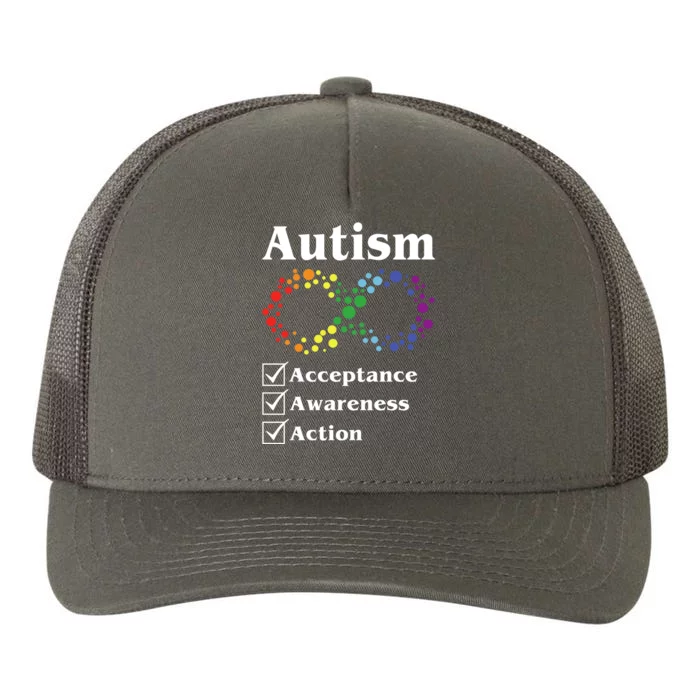 Autism Acceptance Awareness Action Yupoong Adult 5-Panel Trucker Hat