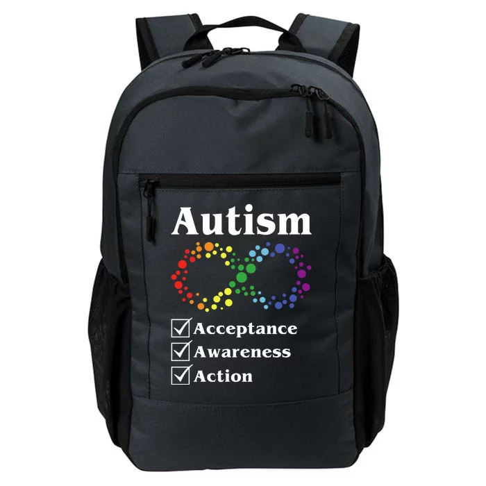 Autism Acceptance Awareness Action Daily Commute Backpack