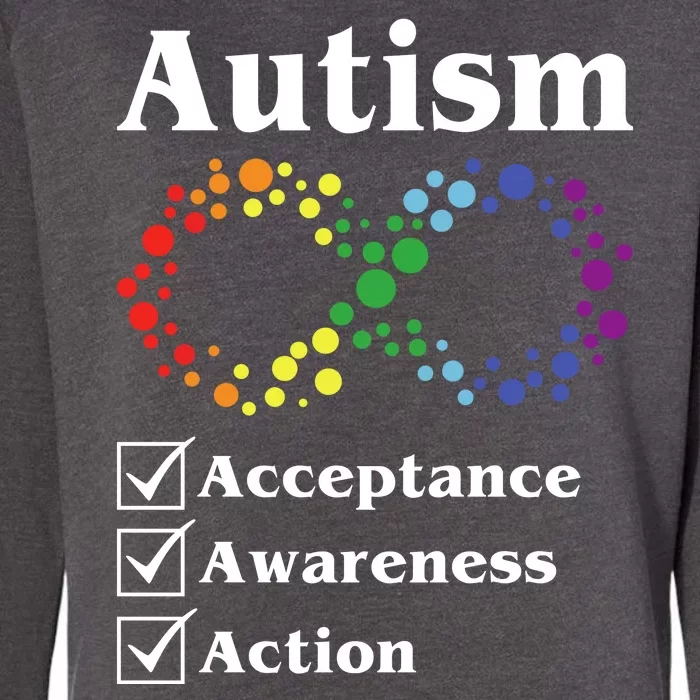 Autism Acceptance Awareness Action Womens California Wash Sweatshirt