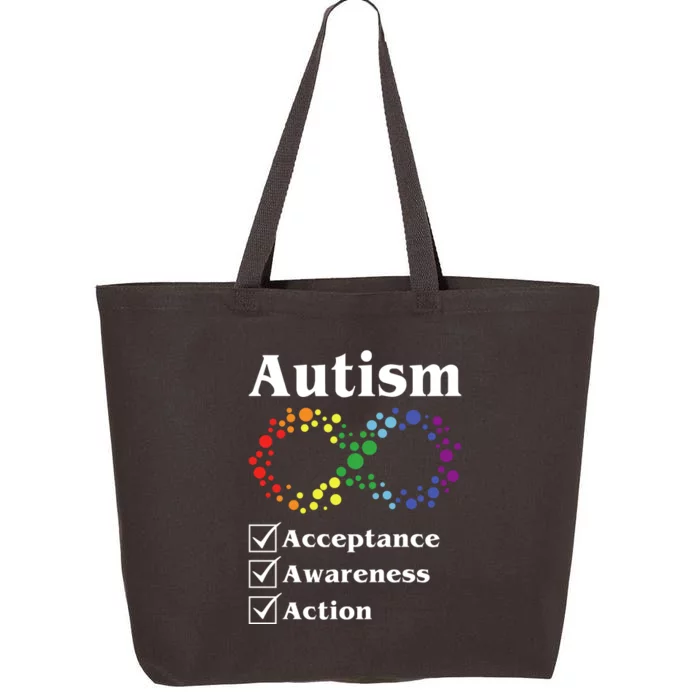 Autism Acceptance Awareness Action 25L Jumbo Tote