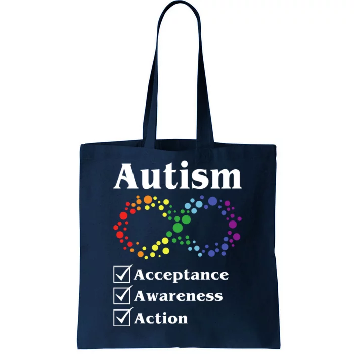 Autism Acceptance Awareness Action Tote Bag