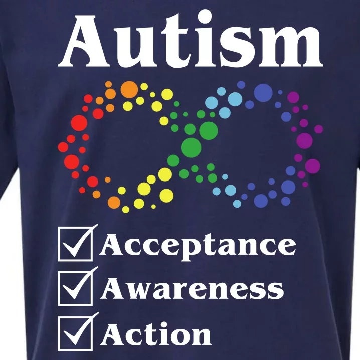 Autism Acceptance Awareness Action Sueded Cloud Jersey T-Shirt