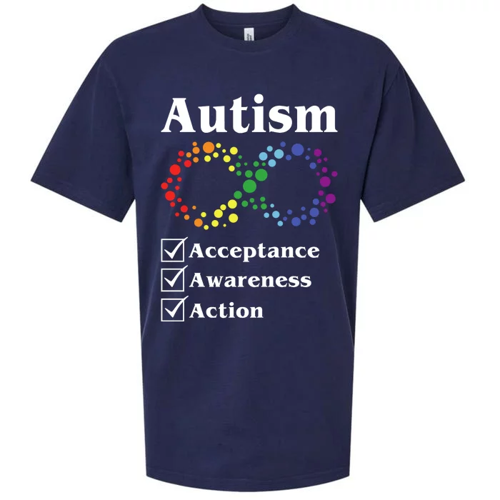 Autism Acceptance Awareness Action Sueded Cloud Jersey T-Shirt