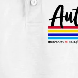 Autism Awareness Acceptance Advocacy Dry Zone Grid Performance Polo