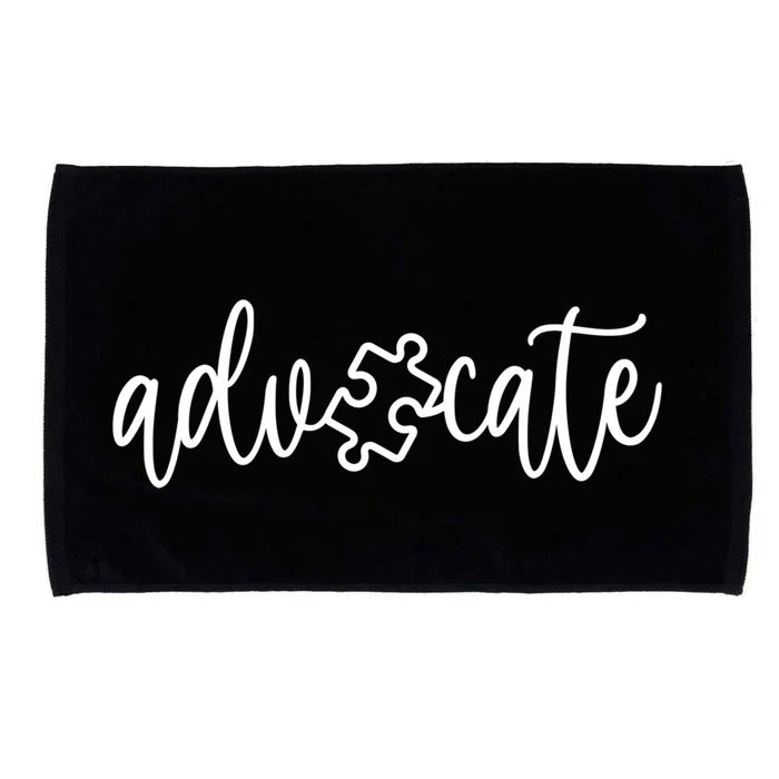 Advocate Autism Awareness Gift Autism Support Funny Gift Microfiber Hand Towel