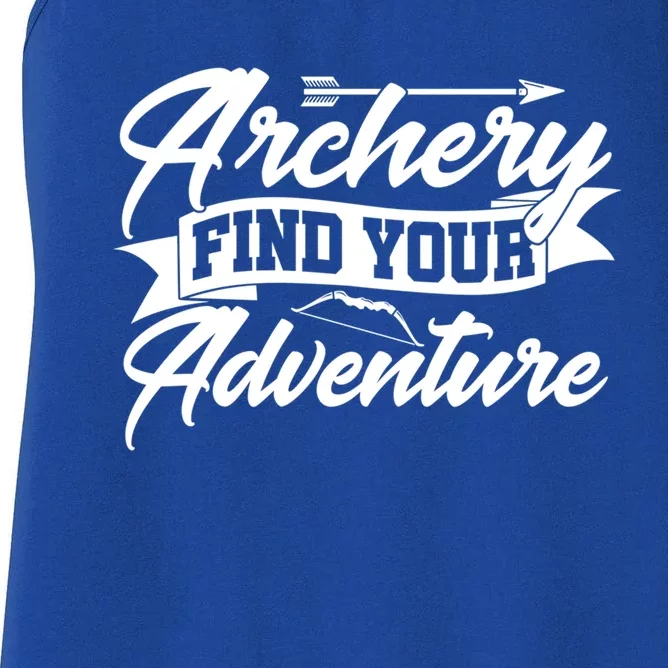 Archery Archer Arrow Bow Hunting Hunting Lover Athletic Great Gift Women's Racerback Tank