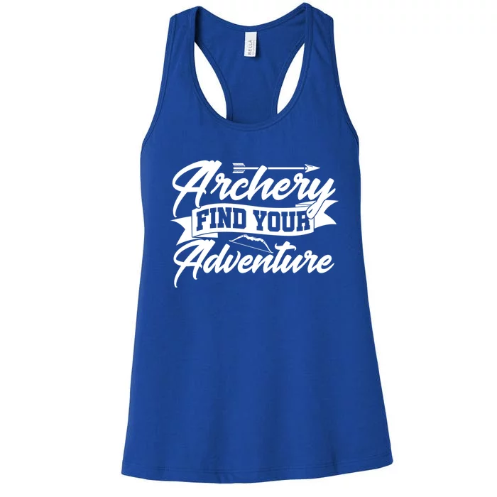 Archery Archer Arrow Bow Hunting Hunting Lover Athletic Great Gift Women's Racerback Tank