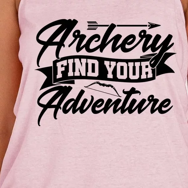 Archery Archer Arrow Bow Hunting Hunting Lover Athletic Great Gift Women's Knotted Racerback Tank