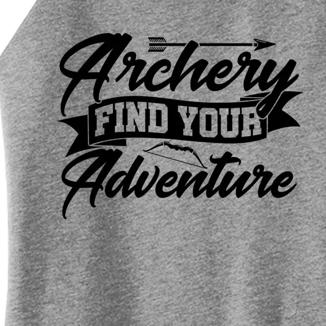 Archery Archer Arrow Bow Hunting Hunting Lover Athletic Great Gift Women’s Perfect Tri Rocker Tank