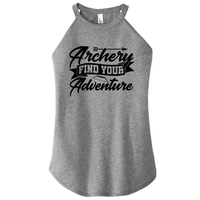 Archery Archer Arrow Bow Hunting Hunting Lover Athletic Great Gift Women’s Perfect Tri Rocker Tank