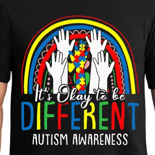 Autism Awareness Autistic Support It's Ok To Be Different Pajama Set