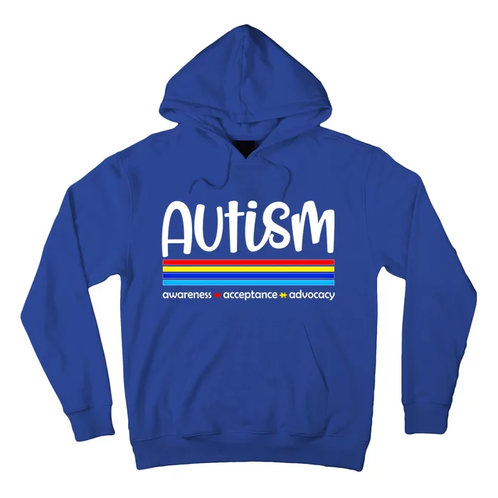 Autism Awareness Acceptance Advocacy Autism Awareness Month Gift Hoodie