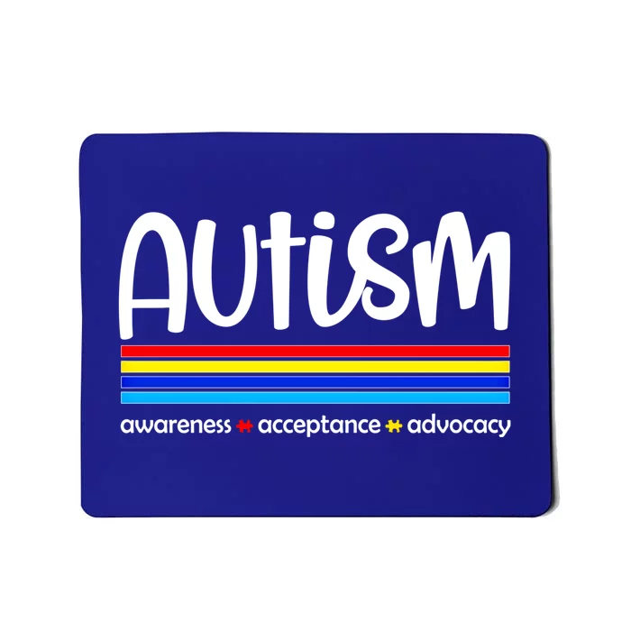 Autism Awareness Acceptance Advocacy Autism Awareness Month Gift Mousepad