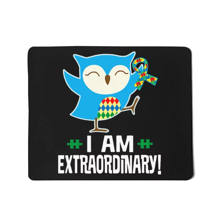 Autism Awareness Autistic Spectrum Disorder Owl Mousepad