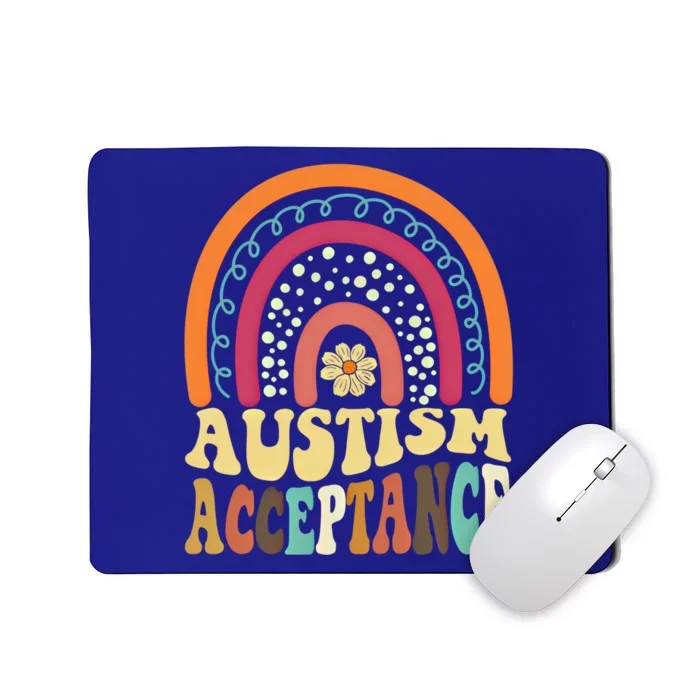 Autism Awareness Acceptance Rainbow Autism Cool Gift Mousepad