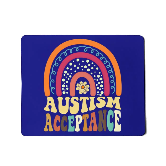 Autism Awareness Acceptance Rainbow Autism Cool Gift Mousepad