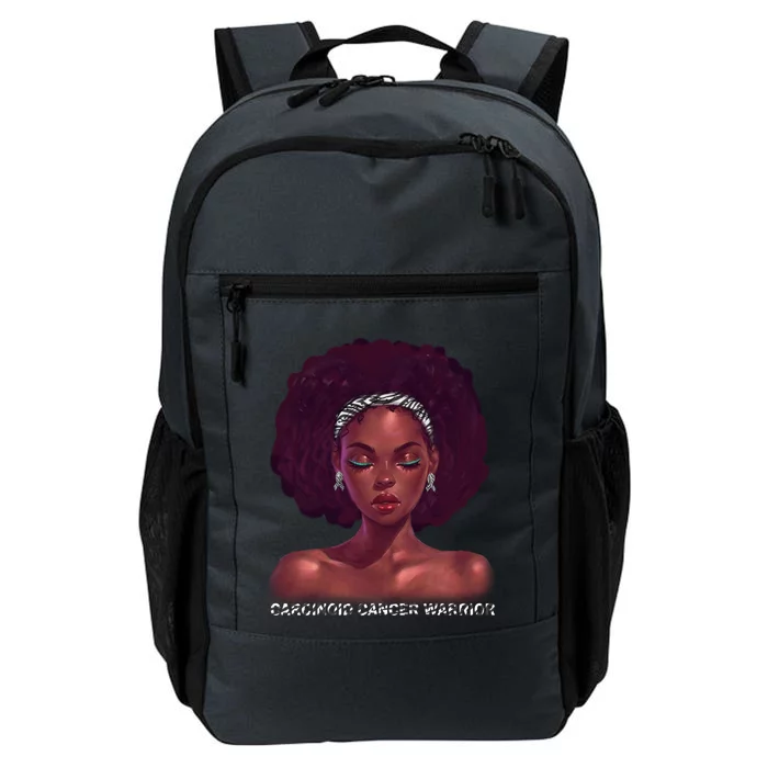 Afro African American Black Carcinoid Cancer Warrior Meaningful Gift Daily Commute Backpack