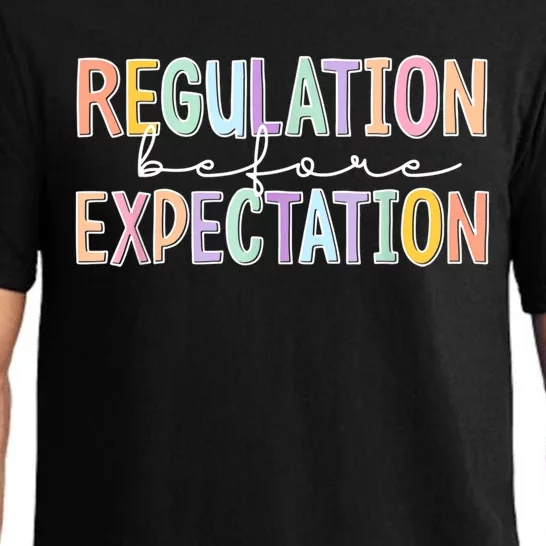 Autism Awareness Acceptance Regulation Before Expectation Pajama Set