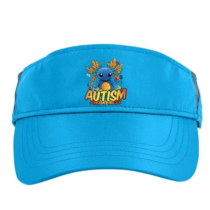 Axolotl Autism Awareness Adult Drive Performance Visor