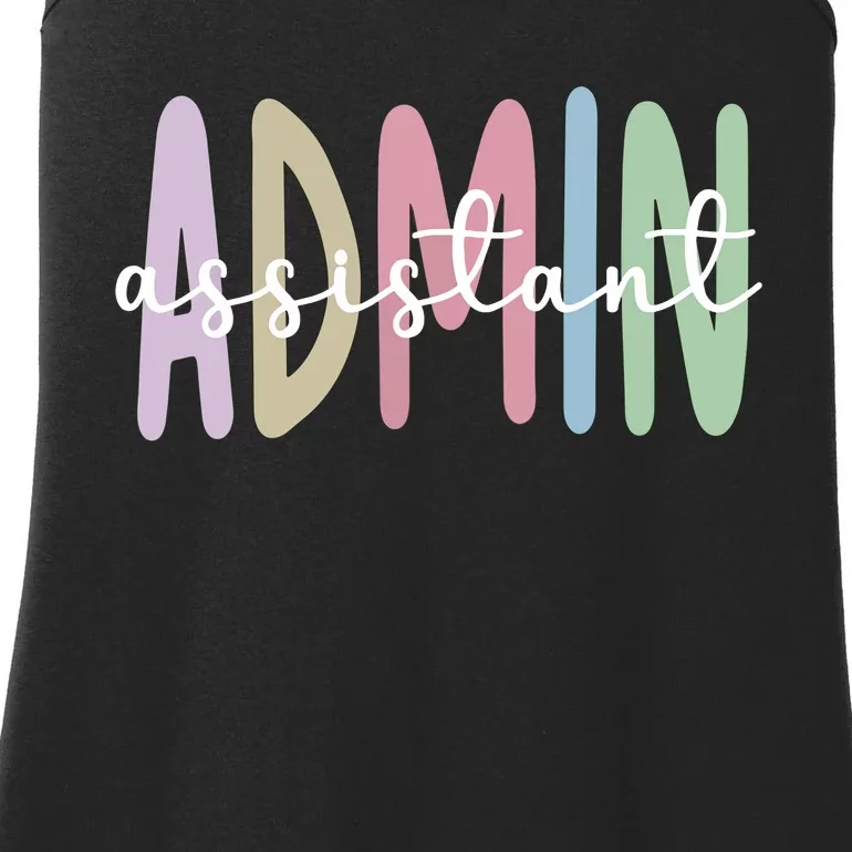 Admin Assistant Appreciation Administrative Assistant Ladies Essential Tank