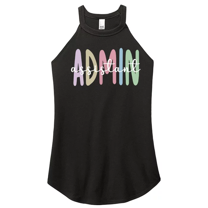 Admin Assistant Appreciation Administrative Assistant Women’s Perfect Tri Rocker Tank