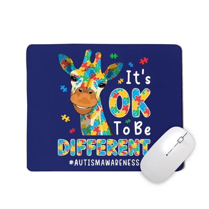 Autism Awareness Acceptance Wo Its Ok To Be Different Mousepad