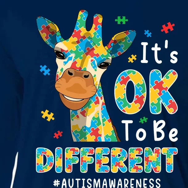 Autism Awareness Acceptance Wo Its Ok To Be Different Cooling Performance Long Sleeve Crew