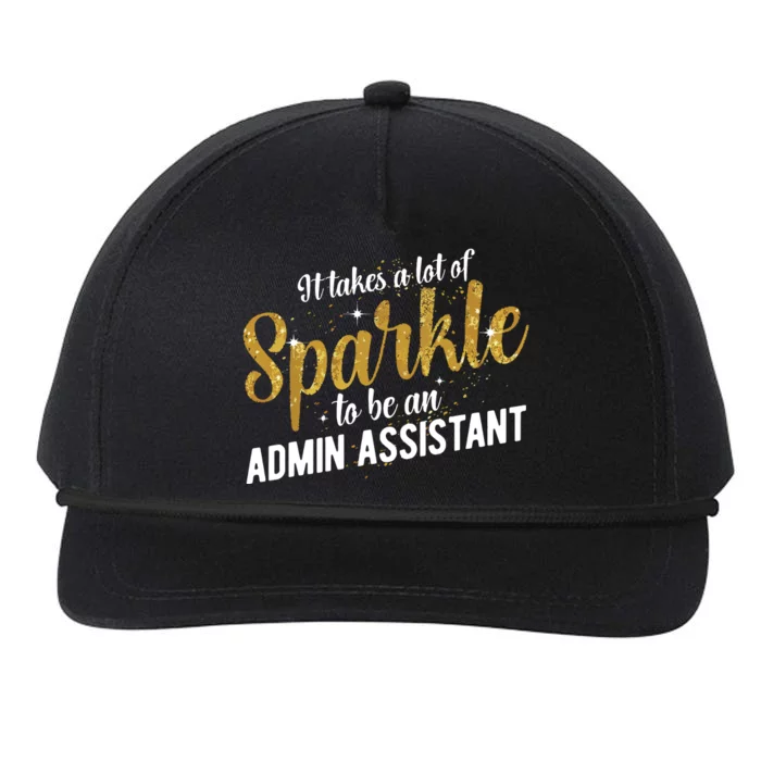 Admin Assistant Appreciation Administrative Assistant Snapback Five-Panel Rope Hat