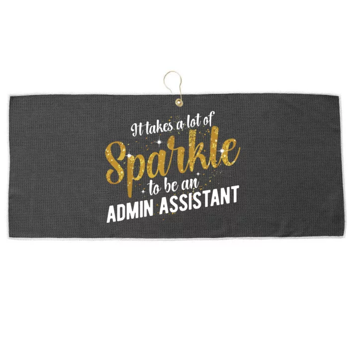 Admin Assistant Appreciation Administrative Assistant Large Microfiber Waffle Golf Towel