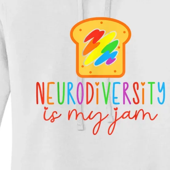 Autism Awareness Acceptance Neurodiversity Is My Jam Women Women's Pullover Hoodie