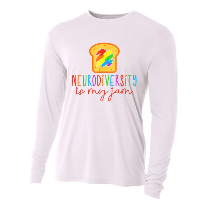 Autism Awareness Acceptance Neurodiversity Is My Jam Women Cooling Performance Long Sleeve Crew