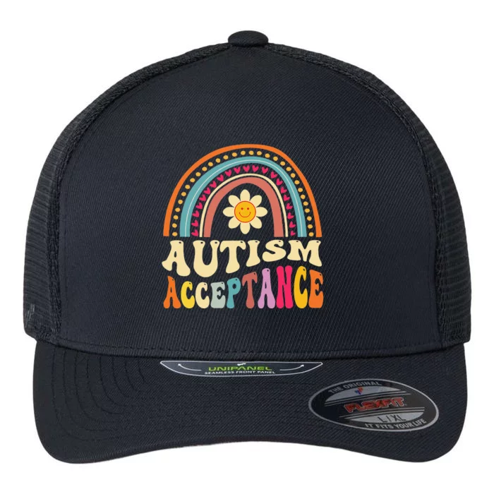 Autism Awareness Acceptance Special Education Flexfit Unipanel Trucker Cap