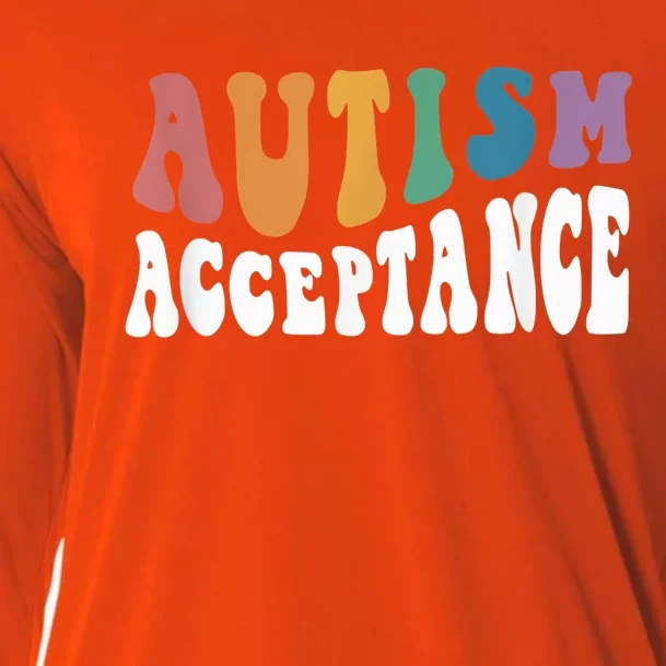 Autism Awareness Acceptance Special Education Teacher Gifts Cooling Performance Long Sleeve Crew