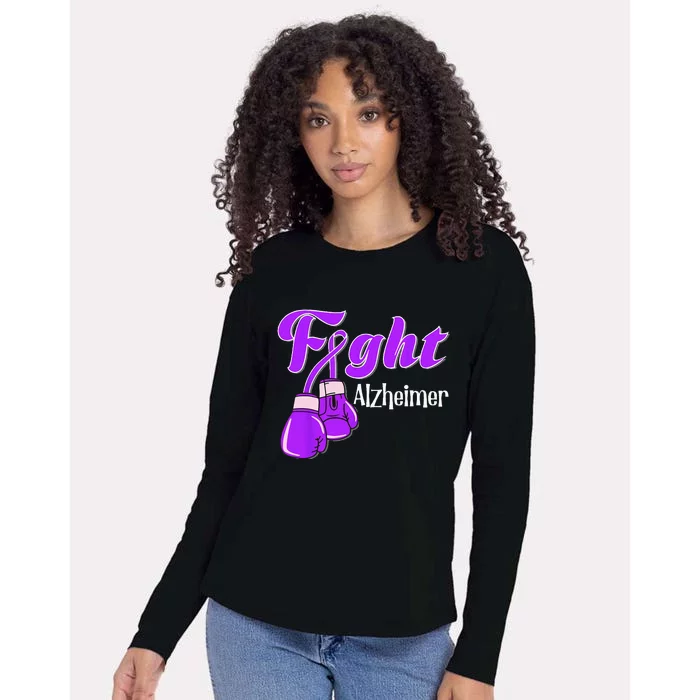 Alzheimer Awareness Alzheimer Alzheime Womens Cotton Relaxed Long Sleeve T-Shirt