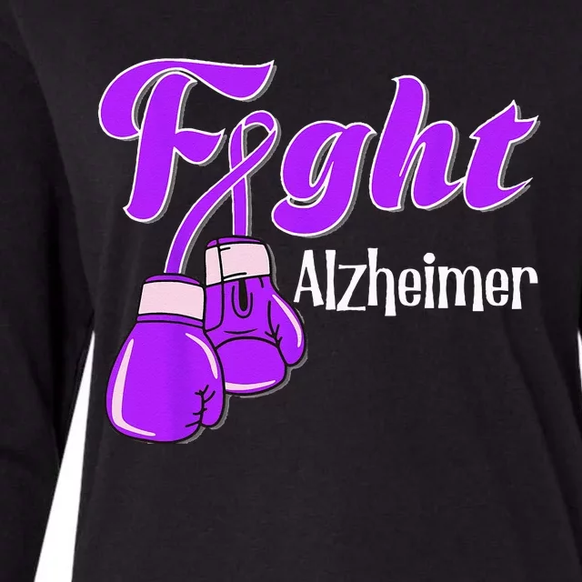 Alzheimer Awareness Alzheimer Alzheime Womens Cotton Relaxed Long Sleeve T-Shirt