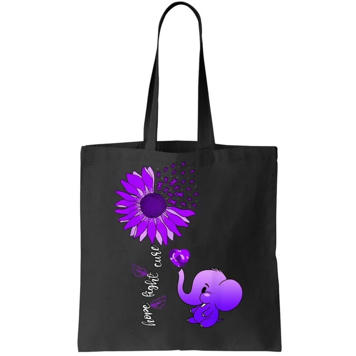 Alzheimers Awareness Tote Bag