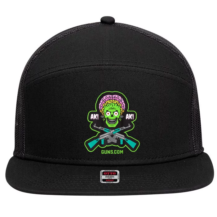 AK! AK! AK47 Alien 7 Panel Mesh Trucker Snapback Hat