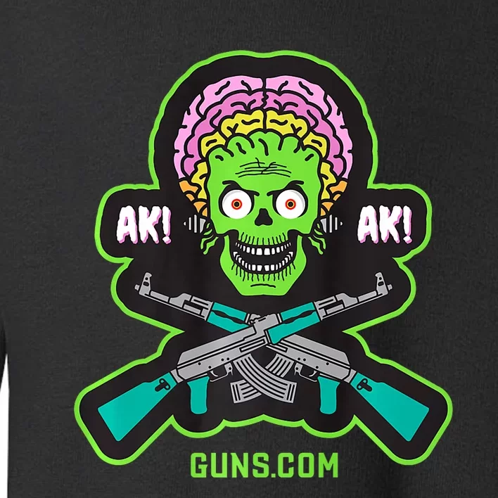 AK! AK! AK47 Alien Toddler Sweatshirt