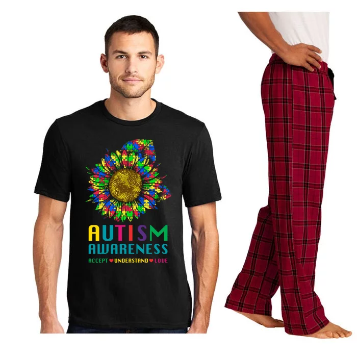 Autism Awareness Accept Understand Love Puzzle Autism Mom Gift Pajama Set