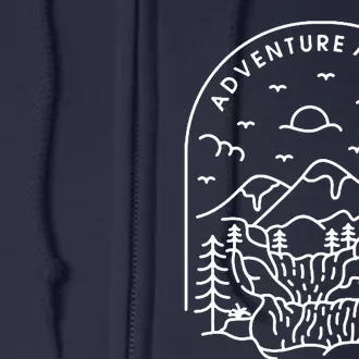 Adventure Awaits Full Zip Hoodie