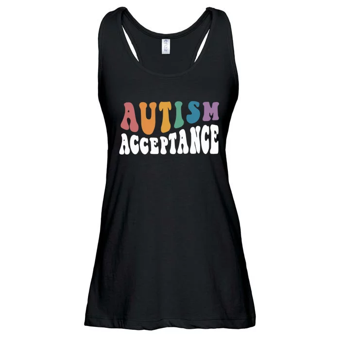 Autism Awareness Acceptance Special Education Teacher Gifts Ladies Essential Flowy Tank