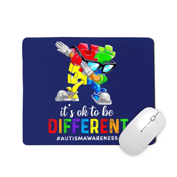 Autism Awareness Acceptance Boy Its Ok To Be Different Mousepad